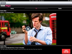 iPlayer App on the iPad